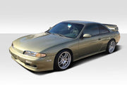 1995-1996 Nissan 240SX S14 Duraflex N Sport Body Kit - 5 Piece - Includes N Sport Front Bumper Cover (109553) N Sport Side Skirt Rocker Panels (109554) N Sport Rear Add Ons Spat Extensions (109555)