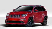 2011-2013 Jeep Grand Cherokee Duraflex SRT Look Body Kit - 4 Piece - Includes SRT Look Front Bumper Cover (109616) SRT Look Side Skirt Rocker Panels (109617) SRT Look Rear Bumper Cover (109618)