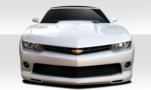 2014-2015 Chevrolet Camaro V6 Duraflex Racer Body Kit - 4 Piece - Includes Racer Front Lip Under Air Dam Spoiler (109648) Racer Side Skirt Rocker Panels (105983) Racer Rear Lip Under Air Dam Spoiler (109649)