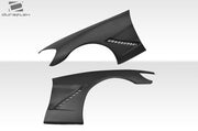 2005-2013 Chevrolet Corvette C6 Duraflex Stingray Z Front Fenders - 2 Piece