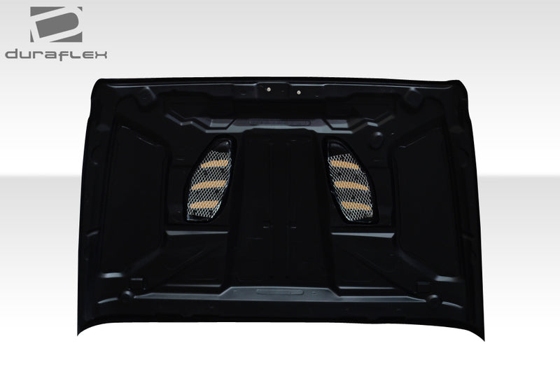 2007-2018 Jeep Wrangler Duraflex Power Dome Hood - 1 Piece