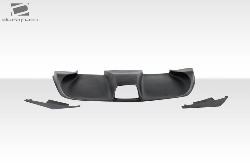 2005-2013 Chevrolet Corvette C6 Duraflex GT Racing Rear Diffuser - 5 Piece