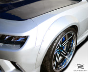 2010-2015 Chevrolet Camaro Duraflex Wide Body GT Concept Front Fender Flares (+50mm) - 2 Piece
