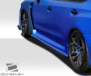 2015-2021 Subaru WRX Duraflex NBR Concept Side Splitters - 2 Piece