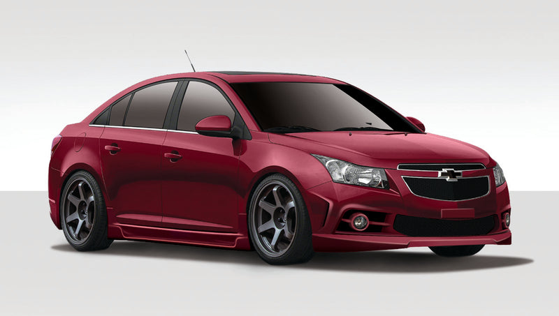 2011-2015 Chevrolet Cruze Duraflex Concept X Body Kit - 4 Piece - Includes Concept X Front Bumper Cover (109720) Concept X Side Skirt Rocker Panels (109721) Concept X Rear Bumper Cover (109722)