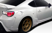 2013-2020 Scion FR-S Toyota 86 Subaru BRZ Duraflex W-1 Rear Fender Flares - 2 Piece