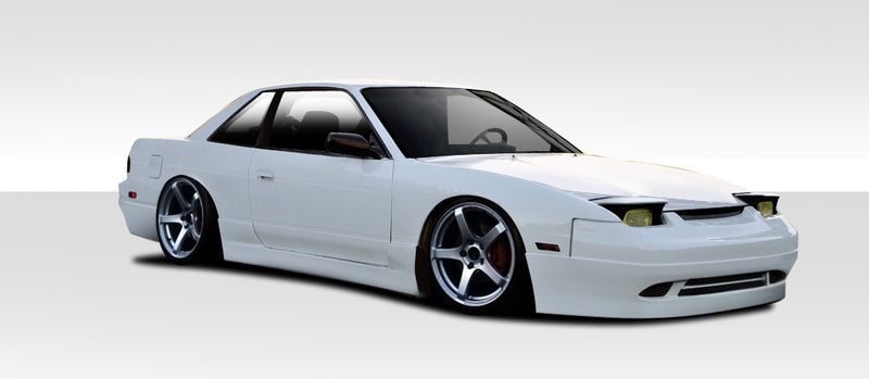 1989-1994 Nissan 240SX S13 2DR Duraflex Supercool Body Kit - 4 Piece - Includes Supercool Front Bumper Cover (109975) Supercool Side Skirt Rocker Panels (109976) Supercool Rear Bumper Cover (109977)