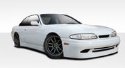 1995-1996 Nissan 240SX S14 Duraflex Supercool Body Kit - 4 Piece - Includes Supercool Front Bumper Cover (109987) Supercool Side Skirt Rocker Panels (109989) Supercool Rear Bumper Cover (109990)