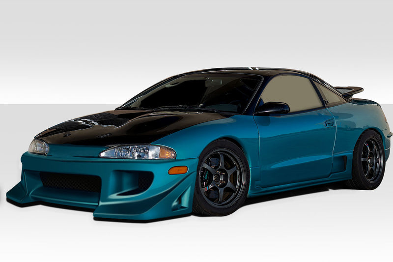 1995-1996 Mitsubishi Eclipse Eagle Talon Duraflex Blits Body Kit - 4 Piece - Includes Blits Front Bumper Cover (101598) Blits Rear Bumper Cover (101874) Blits Side Skirts Rocker Panels (101599)