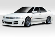 1994-1995 Honda Accord 4DR Duraflex R34 Body Kit - 4 Piece - Includes R34 Front Bumper Cover (101476) Spyder Rear Bumper Cover (101463) Spyder Side Skirts Rocker Panels (101450)