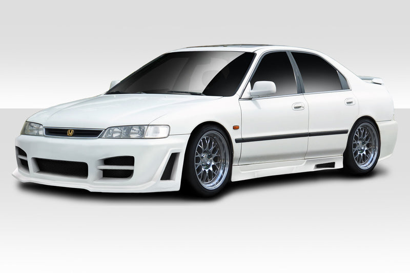 1994-1995 Honda Accord 4DR Duraflex R34 Body Kit - 4 Piece - Includes R34 Front Bumper Cover (101476) Spyder Rear Bumper Cover (101463) Spyder Side Skirts Rocker Panels (101450)