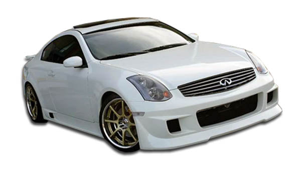 2003-2007 Infiniti G Coupe G35 Type G Body Kit - 4 Piece - Includes Type G Front Bumper Cover (100460) I-Spec Rear Lip Under Spoiler Air Dam (100462) I-Spec Side Skirts Rocker Panels (100463)
