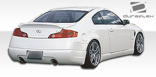 2003-2007 Infiniti G Coupe G35 Duraflex Type G Body Kit - 4 Piece - Includes Type G Front Bumper Cover (100460) I-Spec Rear Lip Under Spoiler Air Dam (100462) I-Spec Side Skirts Rocker Panels (100463)