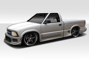 1994-2004 Chevrolet S-10 Standard Cab Duraflex Drifter Body Kit - 6 Piece - Includes Drifter Front Bumper Cover (101417) Drifter Rear Bumper Cover (101418) Drifter Side Skirts Rocker Panels ( 101421)