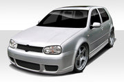 1999-2005 Volkswagen Golf GTI 4DR Duraflex R32 Body Kit - 4 Piece - Includes R32 Front Bumper Cover (102181) R32 Rear Bumper Cover (102182) R32 Side Skirts Rocker Panels (102183)