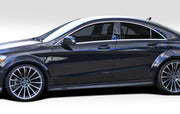 2014-2015 Mercedes CLA Class Duraflex Black Series Look Wide Body Side Skirt Rocker Panels -2 Piece