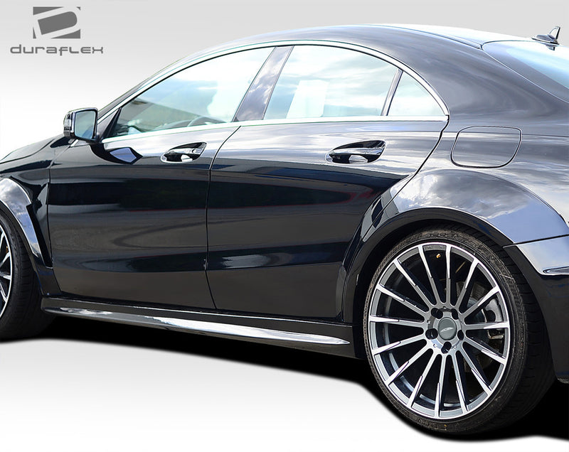 2014-2015 Mercedes CLA Class Duraflex Black Series Look Wide Body Side Skirt Rocker Panels -2 Piece