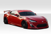 2013-2016 Scion FR-S  Duraflex Modellista Look Body Kit - 7 Piece - Includes Modellista Look Front Lip Under Air Dam Spoiler (112203) Modellista Look Side Skirt Rocker Panels (112204) Modellista Look Rear Add Ons Spat Extensions (112205)