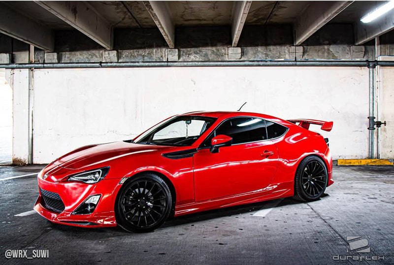 2013-2016 Scion FR-S  Duraflex Modellista Look Body Kit - 7 Piece - Includes Modellista Look Front Lip Under Air Dam Spoiler (112203) Modellista Look Side Skirt Rocker Panels (112204) Modellista Look Rear Add Ons Spat Extensions (112205)