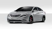 2011-2013 Hyundai Sonata Duraflex Racer Body Kit - 4 Piece - Includes Racer Front Lip Under Air Dam Spoiler (112241) Racer Side Skirt Rocker Panels (112242) Racer Rear Lip Under Air Dam Spoiler (112243)