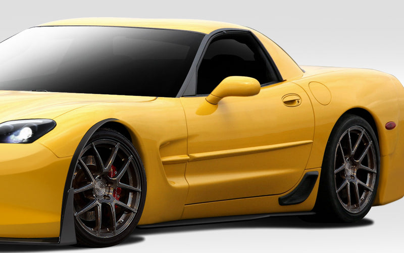 1997-2004 Chevrolet Corvette C5 Duraflex Stingray Z Body Kit - 4 Piece - Includes Stingray Z Front Bumper Cover (112341), Stingray Z Rear Bumper Cover (112340), Stingray Z Side Skirt Rocker Panels (112339)