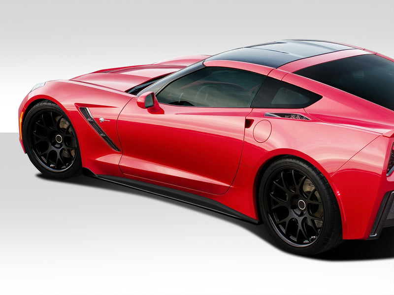 2014-2019 Chevrolet Corvette C7 Duraflex GT Concept Body Kit - 4 Piece - Includes GT Concept Front Lip (112361), GT Concept Side Skirt Rocker Panels (112362), GT Concept Rear Diffuser ( (112436)