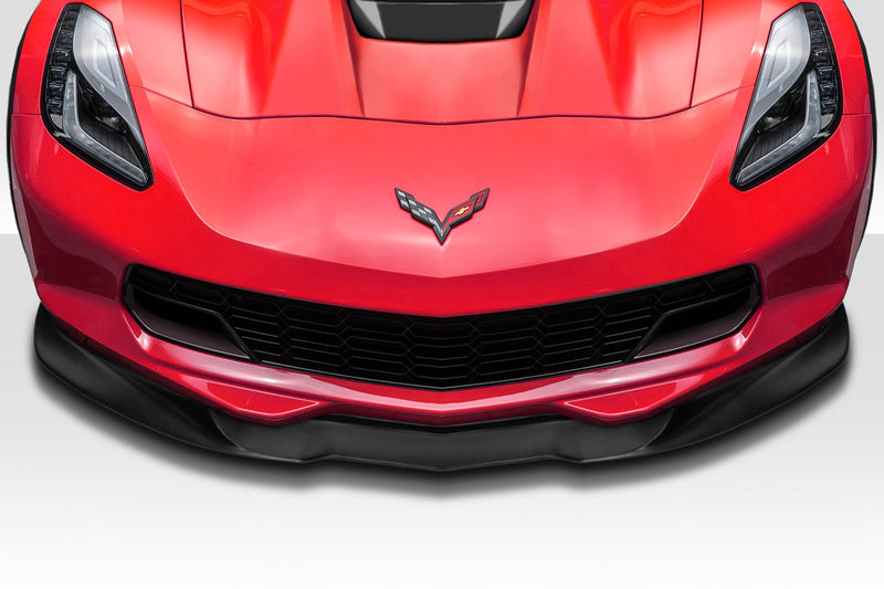 2014-2019 Chevrolet Corvette C7 Duraflex Apex Front Splitter - 3 Piece