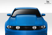 2010-2012 Ford Mustang Duraflex 4" Cowl Hood - 1 Piece