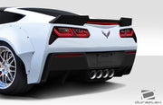 2014-2019 Chevrolet Corvette C7 Duraflex GT Concept Rear Diffuser - 2 Piece