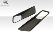 Universal Duraflex Black Series Look Hood Ducts Scoops Vents - 2 Piece