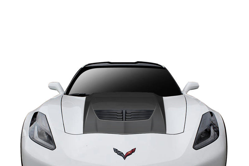 Universal Z06 Look Hood Cowl Scoop Vent - 1 Piece