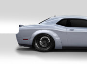 2008-2023 Dodge Challenger Duraflex Novara Wide Body Rear Fender Flares - 2 Piece