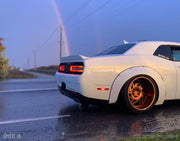 2008-2023 Dodge Challenger Duraflex Novara Wide Body Kit - 4 Piece - Includes Novara Wide Body Front Fender Flares (112459), Novara Wide Body Rear Fender Flares (112460)