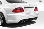 1998-2002 Mercedes CLK W208 Duraflex Black Series Look Wide Body Rear Bumper Cover - 1 Piece