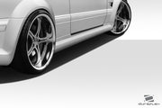1998-2002 Mercedes CLK W208 Duraflex Black Series Look Wide Body Side Skirts Rocker Panels - 2 Piece