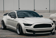 2015-2017 Ford Mustang Duraflex Grid Wide Body Kit - 8 Piece - Includes Grid Front Fender Flares (112566), Grid Rear Fender Flares (112567)