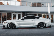 2015-2017 Ford Mustang Duraflex Grid Wide Body Kit - 8 Piece - Includes Grid Front Fender Flares (112566), Grid Rear Fender Flares (112567)