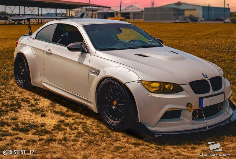 2008-2013 BMW M3 E92 E93 Duraflex Circuit Wide Body Kit - 8 Piece - Includes Circuit Front Fender Flares (112599), Circuit Rear Fender Flares (112600)