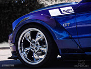 2010-2014 Ford Mustang Duraflex Circuit 75 MM Front Fender Flares - 2-piece