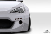 2013-2020 Scion FR-S Toyota 86 Subaru BRZ Duraflex GT500 V2 Front Fender Flares (+45mm) - 4 Piece