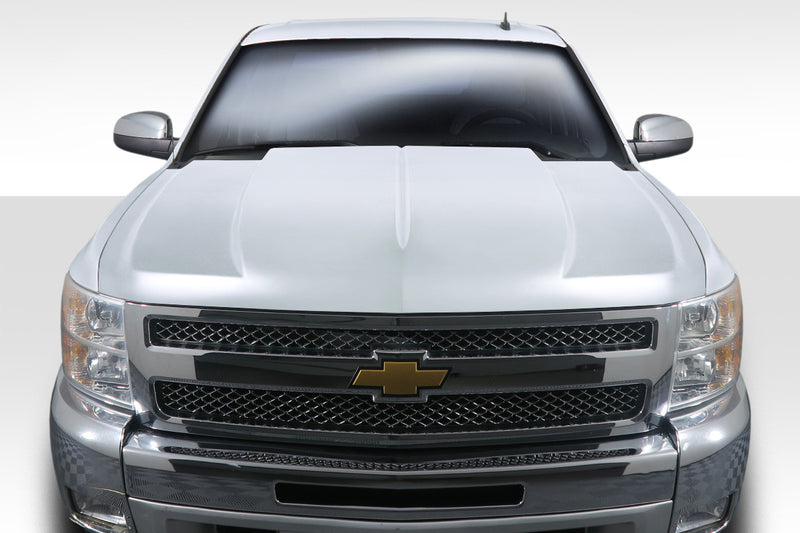 2007-2013 Chevrolet Silverado Duraflex Cowl Hood - 1 Piece