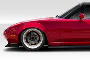 1990-1997 Mazda Miata Duraflex Circuit Fender Flares Kit - 4 Piece - Includes Circuit Front Fender Flares (112794) Circuit Rear Fender Flares (112795)