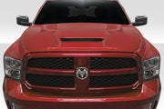 2009-2018 Dodge Ram 1500 Duraflex RK-S Ram Air Hood - 1 Piece