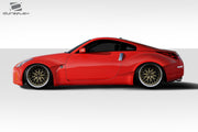 2003-2008 Nissan 350Z Z33 Duraflex Circuit Fender Flares Kit - 4 Piece - Includes Circuit Front Fender Flares (112591), Circuit Rear Fender Flares (112592)