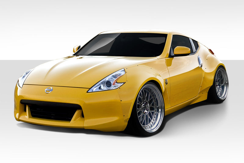 2009-2020 Nissan 370Z Z34 Duraflex Circuit Fender Flares Kit - 4 Piece - Includes Circuit Front Fender Flares ( 112596), Includes Circuit Rear Fender Flares ( 112597)