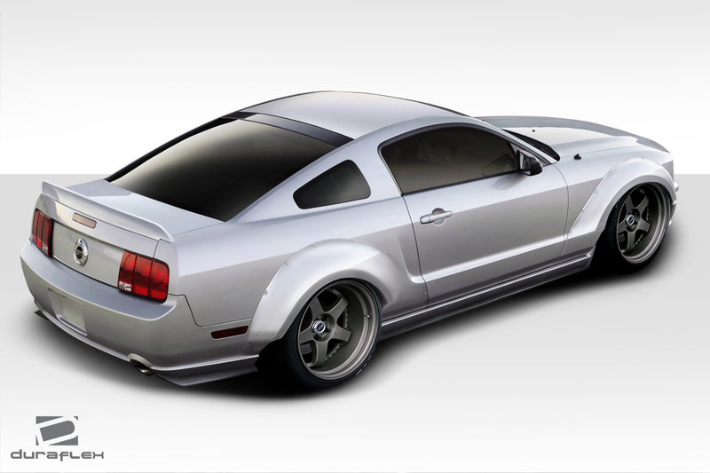 2005-2009 Ford Mustang Duraflex Circuit Wide Body 75MM Fender Flares - 4 Piece - Includes Circuit Wide Body Front Fender Flares (112635) and Circuit Wide Body Rear Fender Flares (112636)