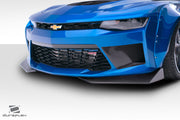 2016-2018 Chevrolet Camaro Duraflex Grid Front Bumper - 1 Piece ( With Integrated front bumper air ducts and front splitters)