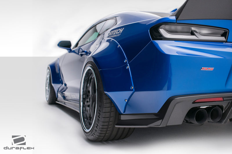 2016-2018 Chevrolet Camaro Duraflex Grid Rear Fender Flares - 4 Piece