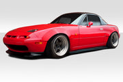 1990-1997 Mazda Miata Duraflex Circuit Fender Flares Kit - 4 Piece - Includes Circuit Front Fender Flares (112794) Circuit Rear Fender Flares (112795)