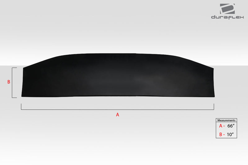 Universal 66" Duraflex VRX V1 Tall Wing Complete Kit - 9 Piece - Includes VRX Air Foil Blade (113236) VRX Wing Stands (113243) VRX Wing V1 End Caps (113244) VRX Hardware Kit (115111)